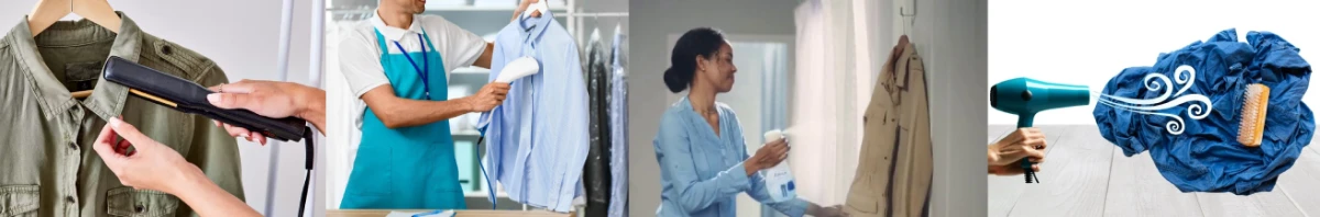 اتو کردن لباس بدون استفاده از اتو